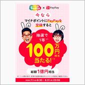 ペイペイにマイナポイント登録