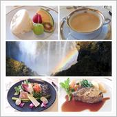 虹とヘルシーランチ🍴