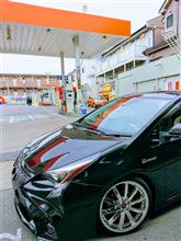 朝一番でガソリン給油
