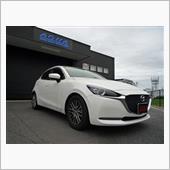 マツダ２　ナビ加工取り付け！