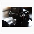MAMIYA M645にモノクロフィルムで