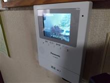 新しいインターフォンに交換終了。