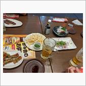 愛車を留守番させ列車で移動。