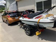 リーフでトレーラー牽引