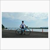 【自転車】お昼の仁淀川と太平洋
