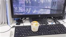 事務所来客者の差し入れ、アイス、ゼリーを頂く！