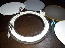 LEDダウンライトの色温度調整♪