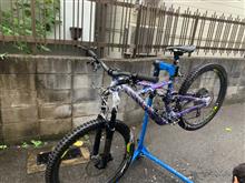 Garage Life !  自転車洗車とメンテに車の洗車　嫁様の記念日❗️