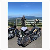 ＳＬ機関車のようなハーレー