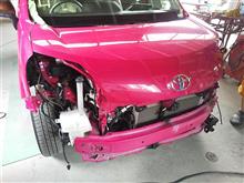 オフセット衝突事故修理