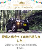 愛車と出会って8年！