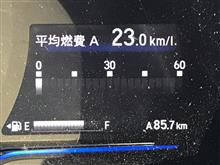 梅雨明けたら燃費も！