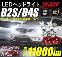 VELENO 11000lm D2S/D4S LEDヘッドライト♪