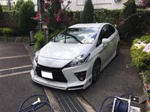 暑いけど、昼から洗車！