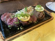 55ステーキで肉食