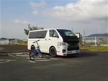 夏休みは自転車の練習をしてました。