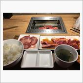 ソロで肉を焼く。