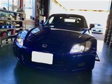 S2000の純正HIDロービームとハロゲン･ハイビームを、CATZとスフィアライトの製品を使用してLED化。とっても白く明るくなりました!!