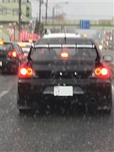 感電ランエボ発見👀