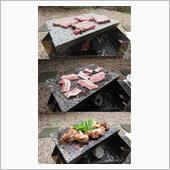 溶岩プレートで焼き肉！！　外 ...