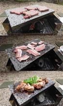 溶岩プレートで焼き肉！！　外はカリっと、中はジューシーで美味すぎ！！！！