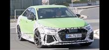 新型RS3セダン。偽装薄め。