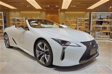 LC500コンバーチブル．．．レクサス日比谷