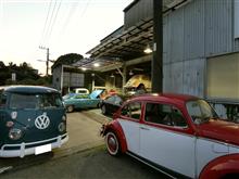 渋滞の中、フラワーオートへ