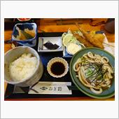 うどん屋のランチ