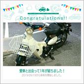愛車と出会って1年！
