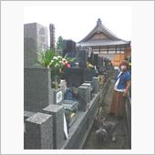 お彼岸の墓参り