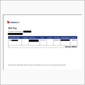 Bill Payment機能 ...