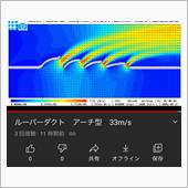 ルーバーダクトCFD動画