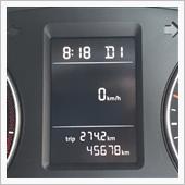 駐車場に着いたらこのキロ数