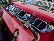 メンテナンス的な意味合いも大きいですね。S2000にハイスパークイグニッションコイル装着。そしてお約束のスパークプラグ交換です。