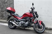 NC750Sのタイヤ空気圧CHECK♪
