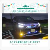 愛車と出会って1年！