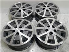 セリカGT-FOUR純正14インチ切削ポリッシュからパウダーガンメタ+ブラッシュドフルパウダーコート セリカGT-FOUR純正14インチ切削ポリッシュからパウダーガンメタ+ブラッシュドフルパウダーコート