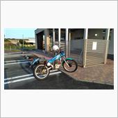 鈴鹿の友人宅までTL125で。