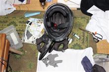 ヘルメット調整