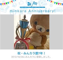 祝・みんカラ歴7年！