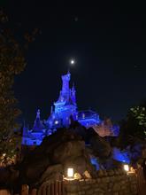 コロナ禍のディズニーランド。