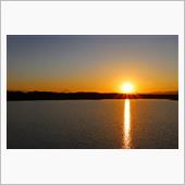 多摩湖夕景（2020年10月 ...