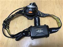 LEDヘッドライトといっても、車のライトではなく頭につけるライトです