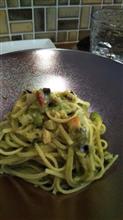 天然真鯛のオイルパスタ