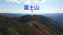 半月峠展望台より富士山を・・・