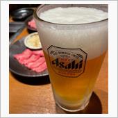生ビール大を片手に 焼肉パー ...