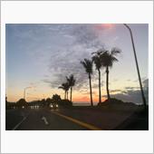 昨日の帰り道の夕焼け・・