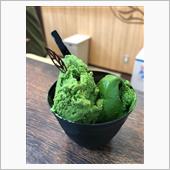 美味しい抹茶アイス。