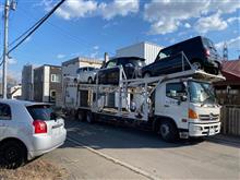 朝イチ 廃車を引取りして頂きました！